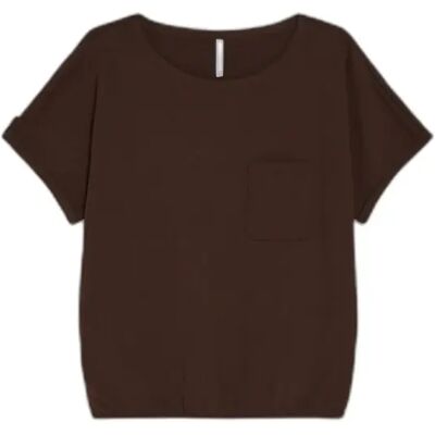 Dames-T-shirt Moodo L-TS-4962 Marron 2XL Dames-T-shirt Moodo L-TS-4962 Marron 2XL