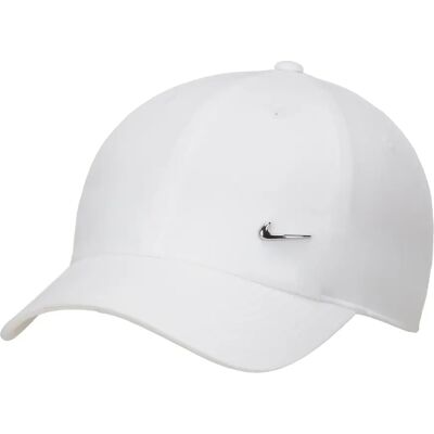 Kap zonder metalen structuur Nike Dri-FIT Club Swoosh Blanc M/L Kap zonder metalen structuur Nike Dri-FIT Club Swoosh Blanc M/L