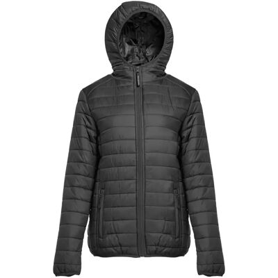 Lichte gewatteerde jas met capuchon voor dames Pen Duick Pacifique Noir 2XL Lichte gewatteerde jas met capuchon voor dames Pen Duick Pacifique Noir 2XL
