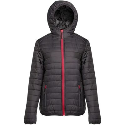 Lichte gewatteerde jas met capuchon voor dames Pen Duick Pacifique Noir S Lichte gewatteerde jas met capuchon voor dames Pen Duick Pacifique Noir S