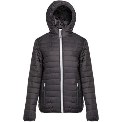 Lichte gewatteerde jas met capuchon voor dames Pen Duick Pacifique Noir 2XL Lichte gewatteerde jas met capuchon voor dames Pen Duick Pacifique Noir 2XL