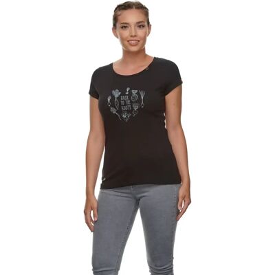 T-shirt dames Ragwear Florah Noir XL T-shirt dames Ragwear Florah Noir XL