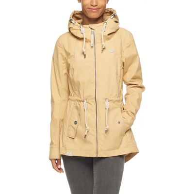 Waterdicht damesjack met capuchon Ragwear Monadis Beige XS Waterdicht damesjack met capuchon Ragwear Monadis Beige XS