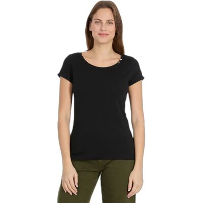 Dames-T-shirt Ragwear Fllorah Gots Noir S Dames-T-shirt Ragwear Fllorah Gots Noir S