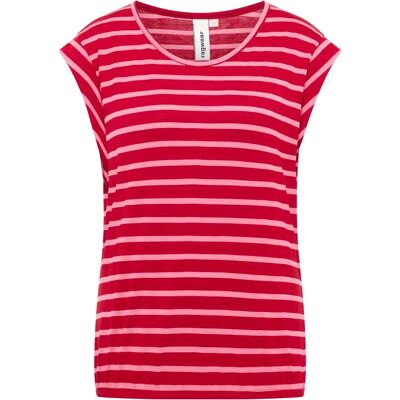 T-shirt dames Ragwear Tulsa Stripes Rouge M T-shirt dames Ragwear Tulsa Stripes Rouge M