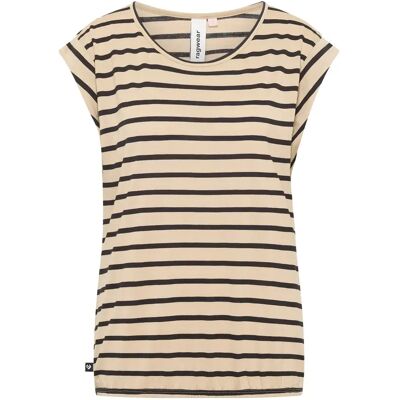 T-shirt dames Ragwear Tulsa Stripes Beige L T-shirt dames Ragwear Tulsa Stripes Beige L