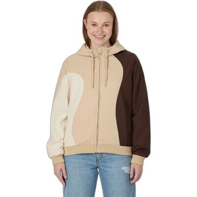 Capuchon met rits voor dames Ragwear Oggie Block Beige M Capuchon met rits voor dames Ragwear Oggie Block Beige M