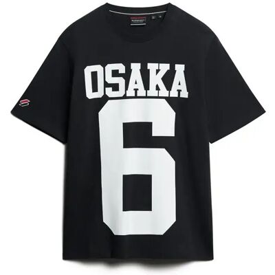T-shirt Superdry Osaka Loose Noir L T-shirt Superdry Osaka Loose Noir L