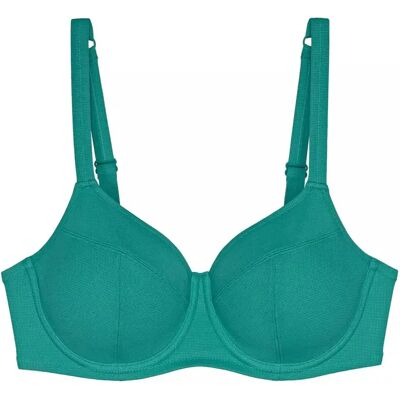Dames zwemkleding top Triumph Summer Glow W 01 Turquoise 44D Dames zwemkleding top Triumph Summer Glow W 01 Turquoise 44D