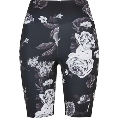 Dames hoge taille dijen Urban Classics AOP Tech Mesh Noir XS Dames hoge taille dijen Urban Classics AOP Tech Mesh Noir XS