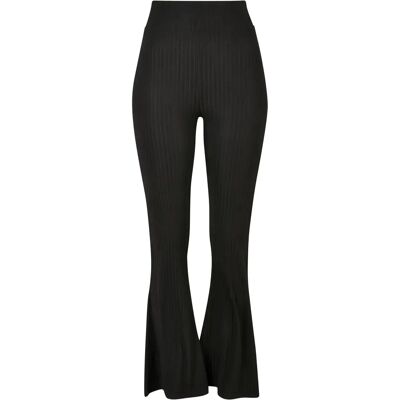 Dames legging met hoge taille, uitlopend Urban Classics GT Noir 2XL Dames legging met hoge taille, uitlopend Urban Classics GT Noir 2XL