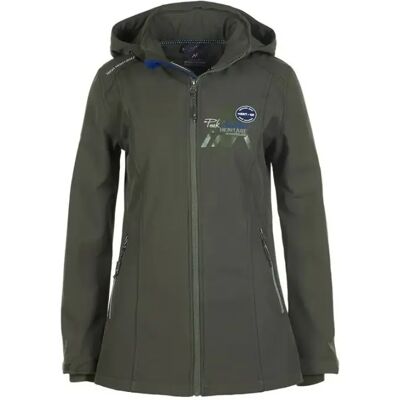 Dames softshell jas Peak Mountain Amont Groen L Dames softshell jas Peak Mountain Amont Groen L