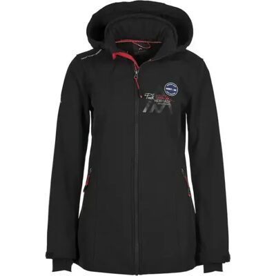 Dames softshell jas Peak Mountain Amont Zwart L Dames softshell jas Peak Mountain Amont Zwart L