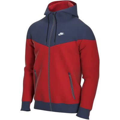 Trainingspak jas Nike Sportswear Heritage Essentials Windrunner Rood XS Trainingspak jas Nike Sportswear Heritage Essentials Windrunner Rood XS