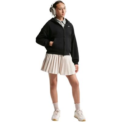 Meisjesjas Nike Sportswear Studio Fleece Noir 8/10 jaar Meisjesjas Nike Sportswear Studio Fleece Noir 8/10 jaar