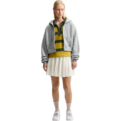 Capuchon met oversized ritssluiting voor dames Nike Studio Gris M Capuchon met oversized ritssluiting voor dames Nike Studio Gris M