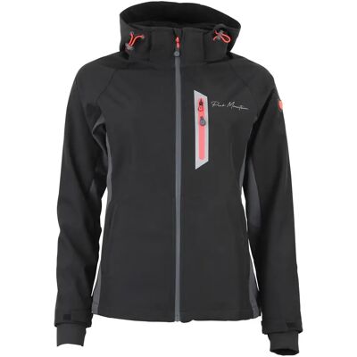 Dames mesh jack met rits Peak Mountain Softshell Zwart L Dames mesh jack met rits Peak Mountain Softshell Zwart L
