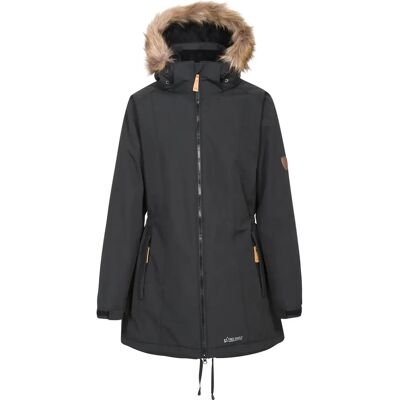 Waterdicht damesjack met capuchon Trespass Celebrity Zwart L Waterdicht damesjack met capuchon Trespass Celebrity Zwart L