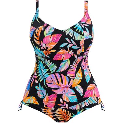 Dames zwempak uit 1 stuk Elomi Tropical falls Noir 105K/L Dames zwempak uit 1 stuk Elomi Tropical falls Noir 105K/L