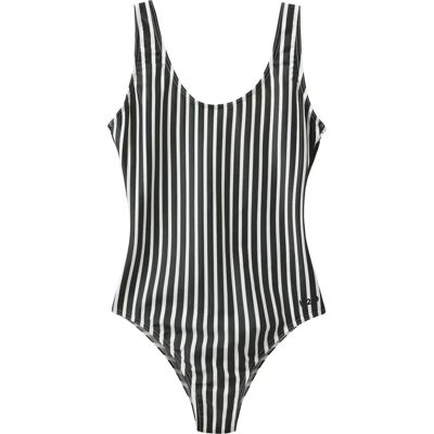Dames zwempak uit 1 stuk H2O Stripe Noir XS Dames zwempak uit 1 stuk H2O Stripe Noir XS