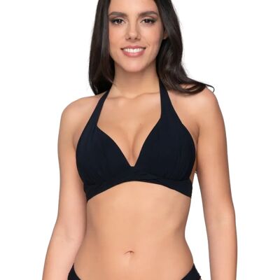Padded Triangel Bikini Top Dames Luna Blue Sense Noir 90C Padded Triangel Bikini Top Dames Luna Blue Sense Noir 90C