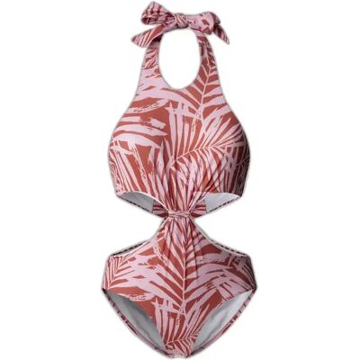 Dames zwempak uit 1 stuk Pepe Jeans Leaf Knot Rouge S Dames zwempak uit 1 stuk Pepe Jeans Leaf Knot Rouge S