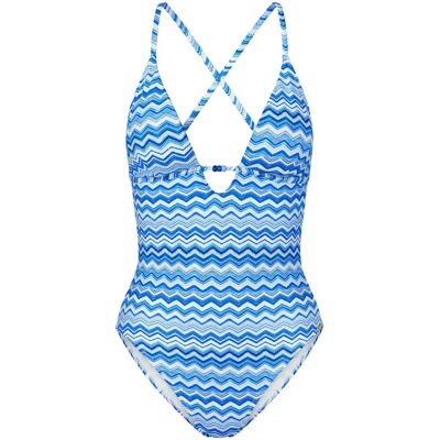 Dames zwempak uit 1 stuk Triumph Mix & Match Op Pt Bleu 38B Dames zwempak uit 1 stuk Triumph Mix & Match Op Pt Bleu 38B