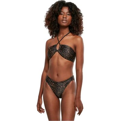 Dames zwempak Urban Classics AOP Hot V Marron XL Dames zwempak Urban Classics AOP Hot V Marron XL