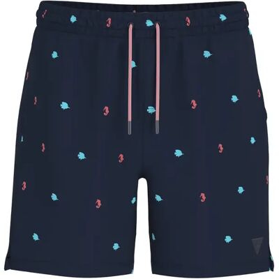 Zwemshort Guess Micro Embroidery Bleu 2XL Zwemshort Guess Micro Embroidery Bleu 2XL