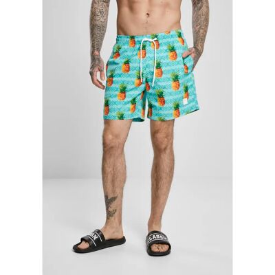 Zwemshort Urban Classics pattern Bleu L Zwemshort Urban Classics pattern Bleu L