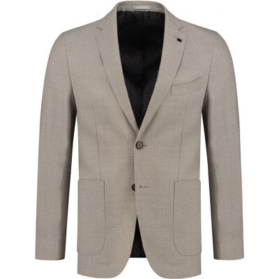 Blazer Michael Kors Tonal Glen Beige 44 Blazer Michael Kors Tonal Glen Beige 44