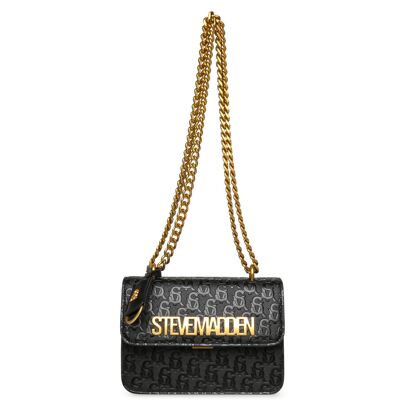 Schoudertas voor vrouwen Steve Madden Bcoal-E Zwart TU Schoudertas voor vrouwen Steve Madden Bcoal-E Zwart TU
