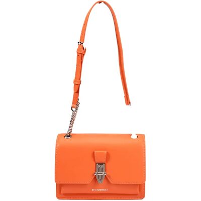 Handtas in gladde leerlook dames Chabrand Lena Orange TU Handtas in gladde leerlook dames Chabrand Lena Orange TU
