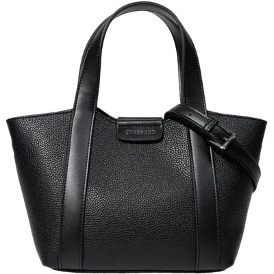 Handtas in gegranuleerd leer vrouw Chabrand Louise Noir TU Handtas in gegranuleerd leer vrouw Chabrand Louise Noir TU