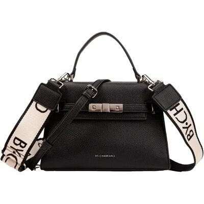 Dames Handtas met Rits Binnenkant Chabrand Louise Noir TU Dames Handtas met Rits Binnenkant Chabrand Louise Noir TU