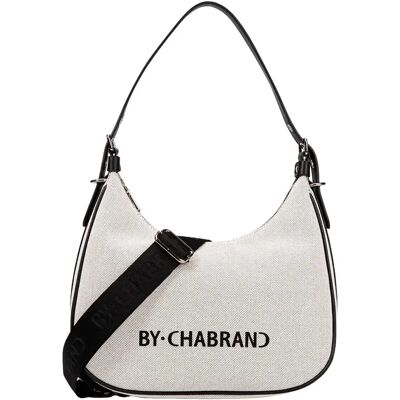 Dames handtas met geweven effect Chabrand Célia Beige TU Dames handtas met geweven effect Chabrand Célia Beige TU
