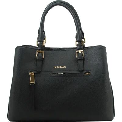 Vrouwen handtas van gegrane kalfsleer Chabrand Montmartre Noir TU Vrouwen handtas van gegrane kalfsleer Chabrand Montmartre Noir TU