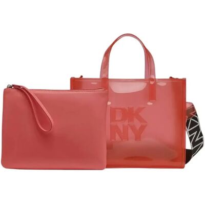 Dames canvas handtas Dkny R51AVC80 Hadlee Orange TU Dames canvas handtas Dkny R51AVC80 Hadlee Orange TU