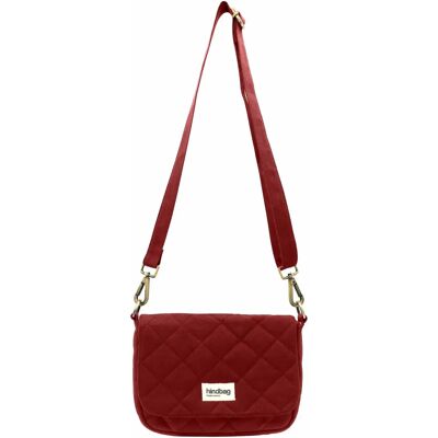 Vrouwelijke gewatteerde handtas Hindbag Margault Rouge TU Vrouwelijke gewatteerde handtas Hindbag Margault Rouge TU