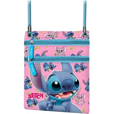 Schoudertas voor kinderen Karactermania Disney Stitch Surprise Bleu 7x15x4 cm Schoudertas voor kinderen Karactermania Disney Stitch Surprise Bleu 7x15x4 cm