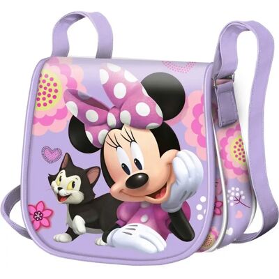 Schoudertas met klittenband meisje Karactermania Disney Minnie Violet 16x17x6 cm Schoudertas met klittenband meisje Karactermania Disney Minnie Violet 16x17x6 cm