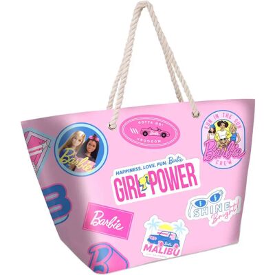 Meisje strandtas Karactermania Barbie Malibu Rose 37x52x17 cm Meisje strandtas Karactermania Barbie Malibu Rose 37x52x17 cm