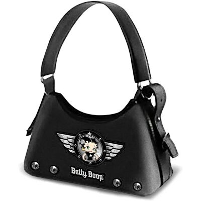 Handtas Karactermania Betty Boop Motor Love Noir 8x20x12 cm Handtas Karactermania Betty Boop Motor Love Noir 8x20x12 cm