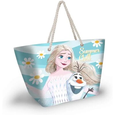 Meisje strandtas Karactermania Disney Frozen Chill Multicolore 37x52x17 cm Meisje strandtas Karactermania Disney Frozen Chill Multicolore 37x52x17 cm