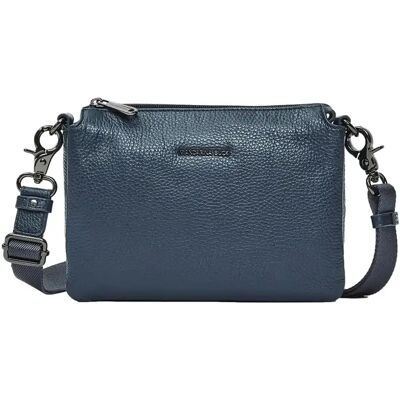 Leren schoudertas Mandarina Duck Mellow Bleu 15x23x9 cm Leren schoudertas Mandarina Duck Mellow Bleu 15x23x9 cm