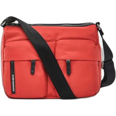 Schoudertas met dubbele voorklep Mandarina Duck Hunter Rouge 21x28x11 cm Schoudertas met dubbele voorklep Mandarina Duck Hunter Rouge 21x28x11 cm