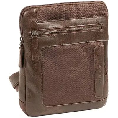Nylon Schoudertas Matties Bags Marron 18,5x21x6,5 cm Nylon Schoudertas Matties Bags Marron 18,5x21x6,5 cm