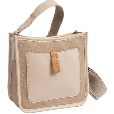 Schoudertas voor vrouwen Matties Bags Pop Beige 21x20x9 cm Schoudertas voor vrouwen Matties Bags Pop Beige 21x20x9 cm