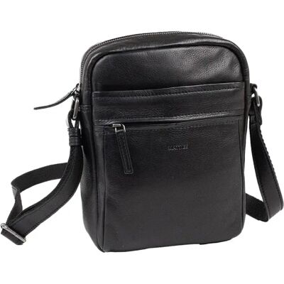 Leren schoudertas Matties Bags Noir 21x26,5x5,5 cm Leren schoudertas Matties Bags Noir 21x26,5x5,5 cm