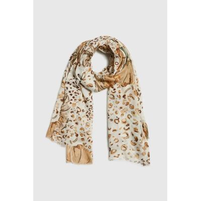 Damessjaal Moodo L-SZ-4900 Blanc TU Damessjaal Moodo L-SZ-4900 Blanc TU